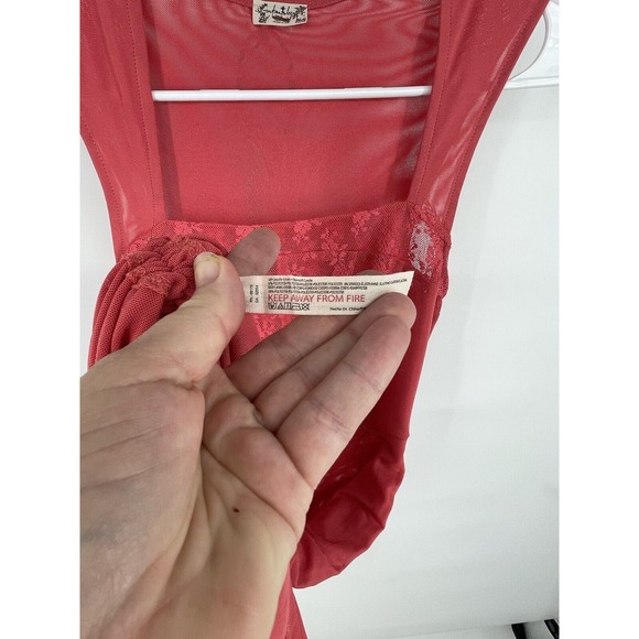 Free People Corset-Is Convertible Mesh Bodycon Dress Size Small Intimately Free - Picture 7 of 10